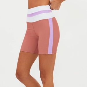 Samantha Bike Short in Fairy Colorblock